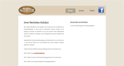 Desktop Screenshot of mechelensolidair.be