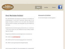Tablet Screenshot of mechelensolidair.be